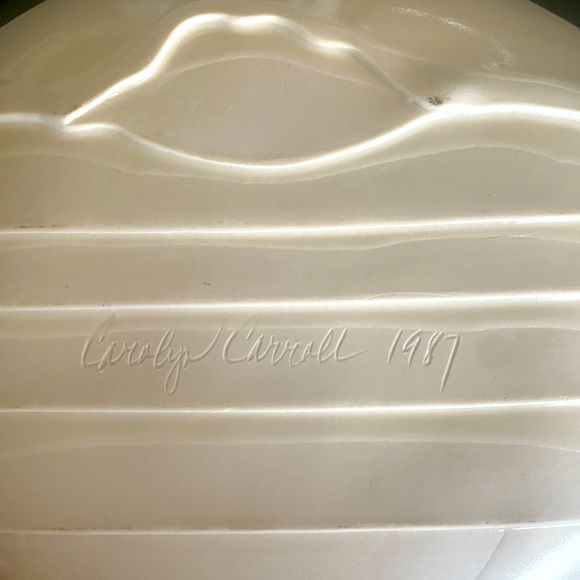 VTG Carolyn Carroll Signed Plate - Picture 2 of 2